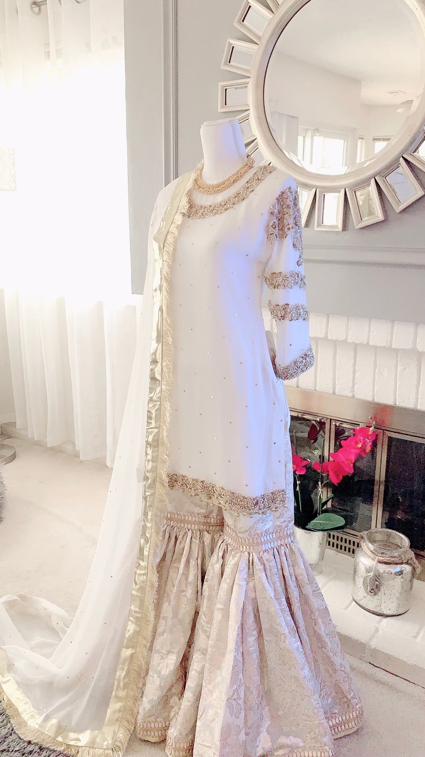White Nikah Outfit – Asma and Shumaila